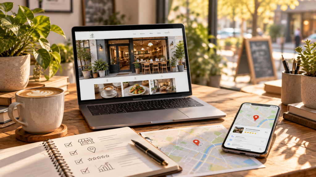 Integração entre website, Google Maps e Google Business Profile numa estratégia de SEO