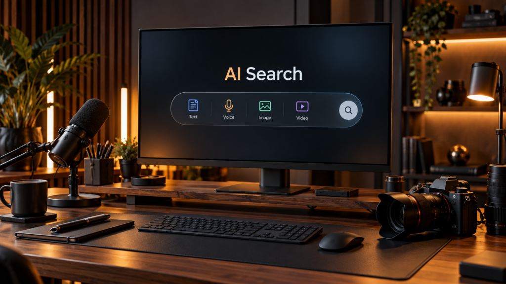 Pesquisa com inteligência artificial aplicada a conteúdos e SEO